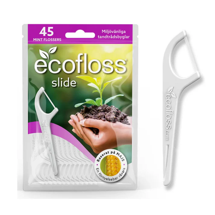 Ecofloss Slide hammaslankain – 45 kpl/pkt