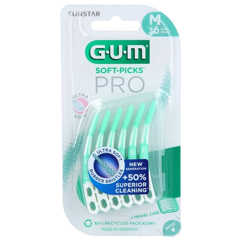 GUM Soft-Picks PRO Medium – 30 kpl/pkt